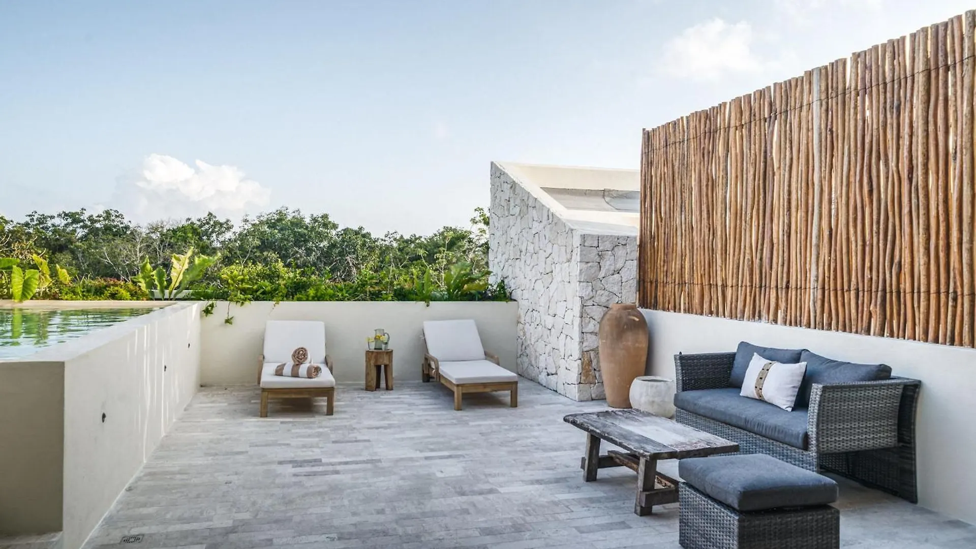 3Br Panoramic Ph W Sunset, Terrace, Private Pool Lejlighed Tulum Mexico