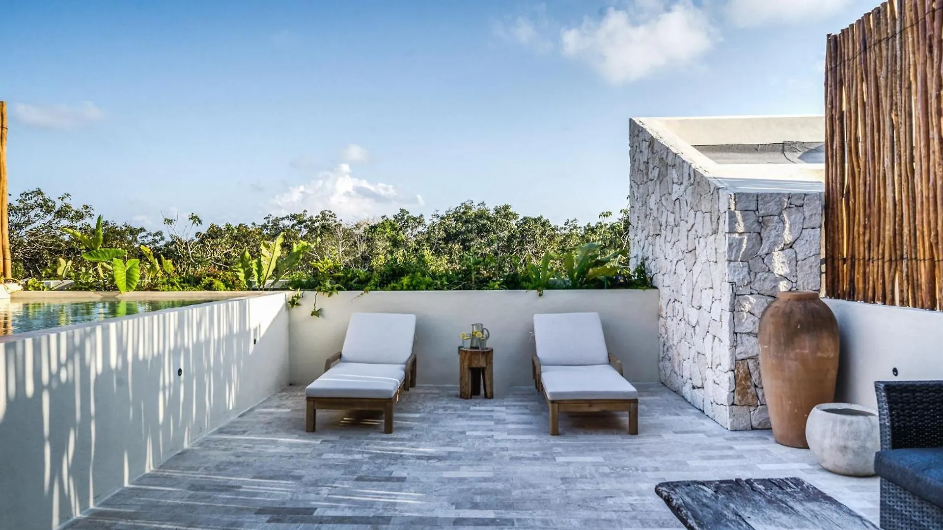 3Br Panoramic Ph W Sunset, Terrace, Private Pool Lejlighed Tulum